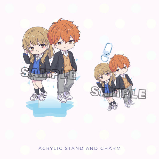 Cold Couple Acrylic Charm and Stand Set (PRE-ORDER)