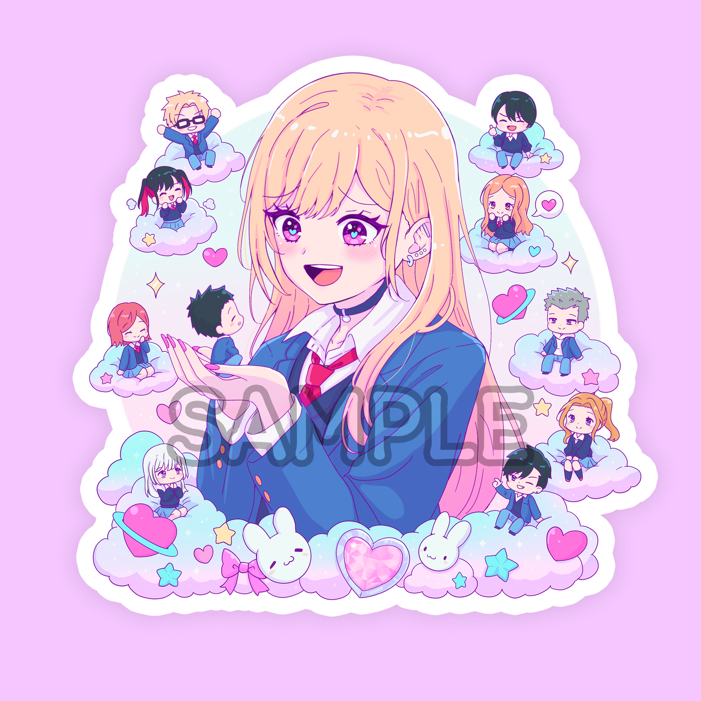 Cosplayer Chibis Sticker (PRE-ORDER)