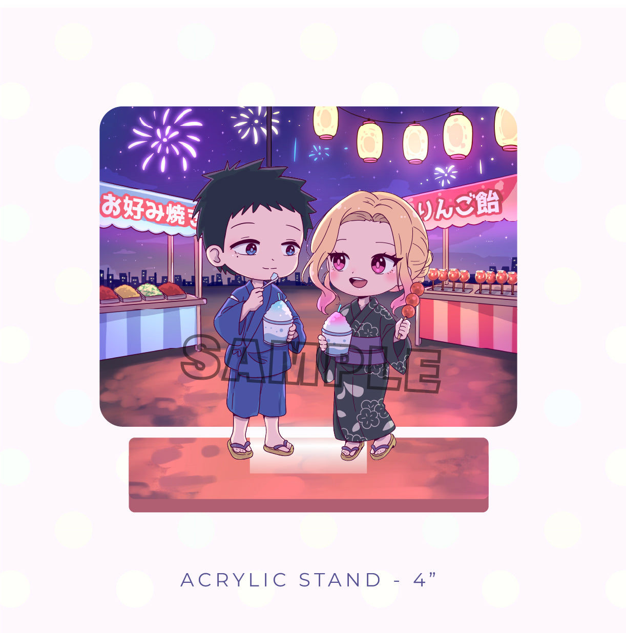 Cosplayer Fireworks Acrylic Stand (PRE-ORDER)