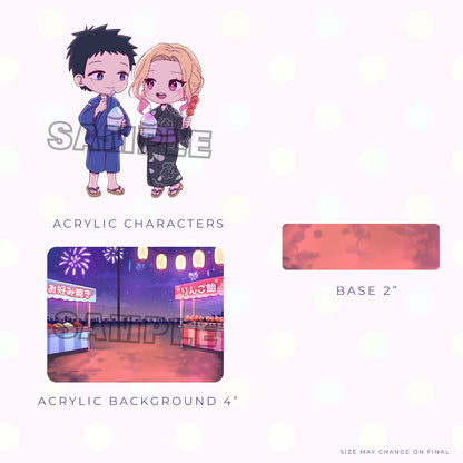 Cosplayer Fireworks Acrylic Stand (PRE-ORDER)