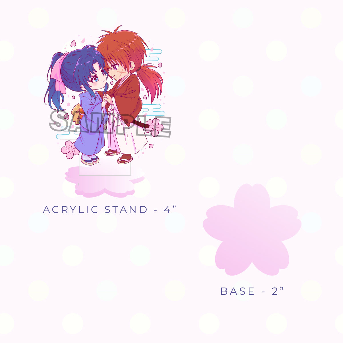 Ex Samurai Acrylic Charm and Stand Set (PRE-ORDER)