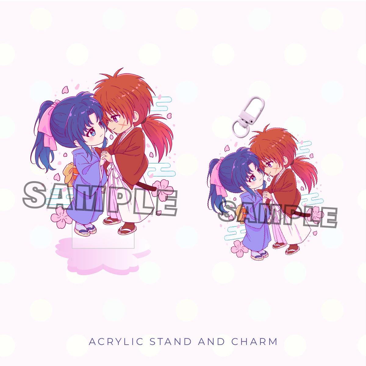 Ex Samurai Acrylic Charm and Stand Set (PRE-ORDER)
