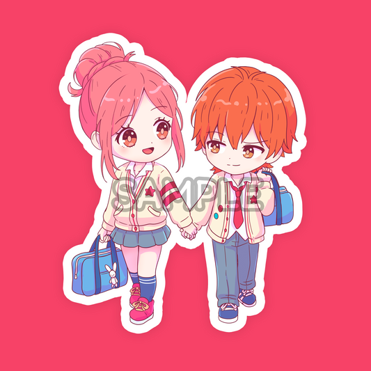 Short Tall Couple Sticker (PRE-ORDER)