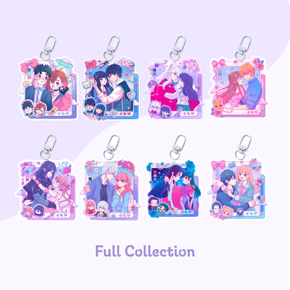 Social Media Romance Acrylic Charms (PRE-ORDER)