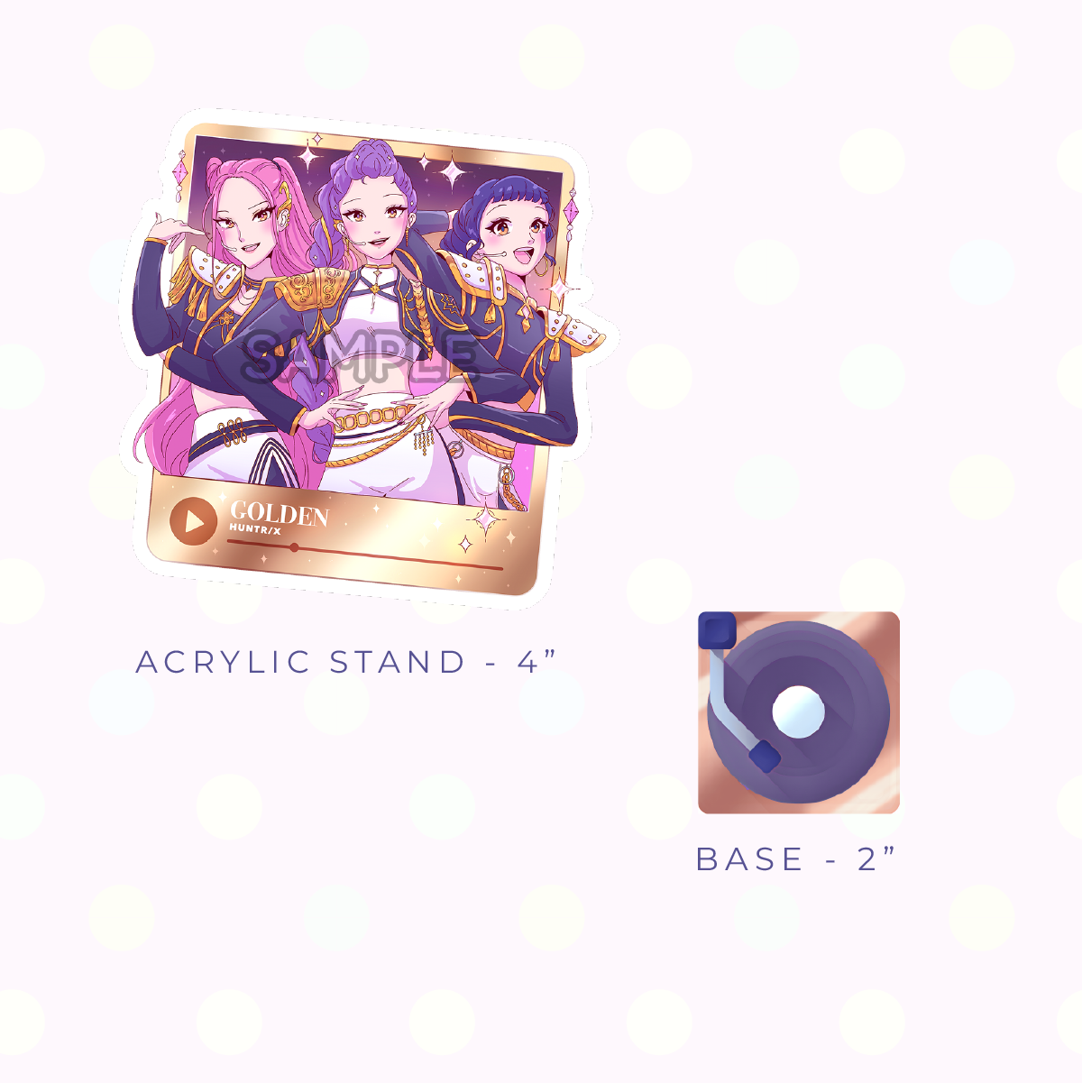 G0LD3N Acrylic Stand (PRE-ORDER)