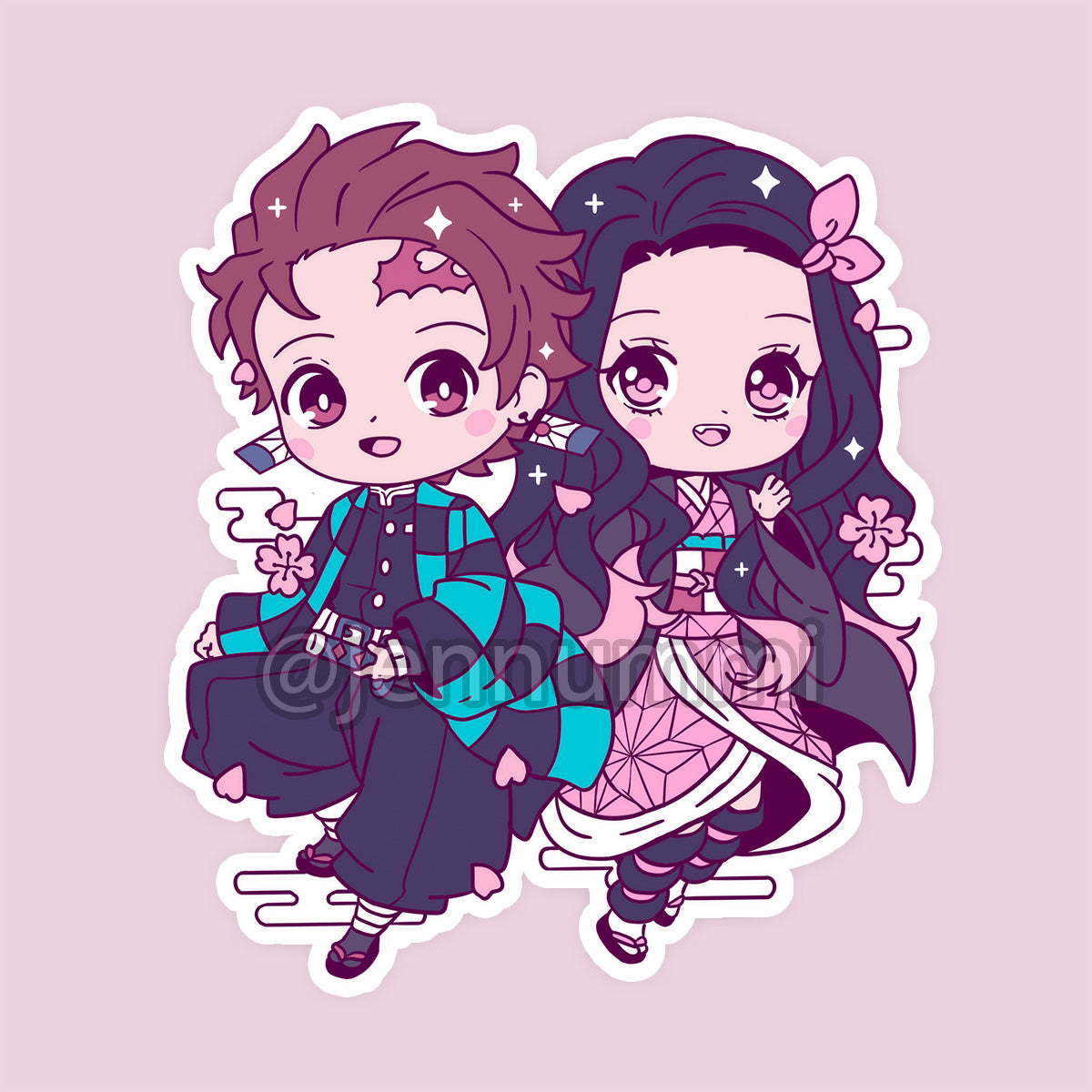 Hunter Siblings Sticker