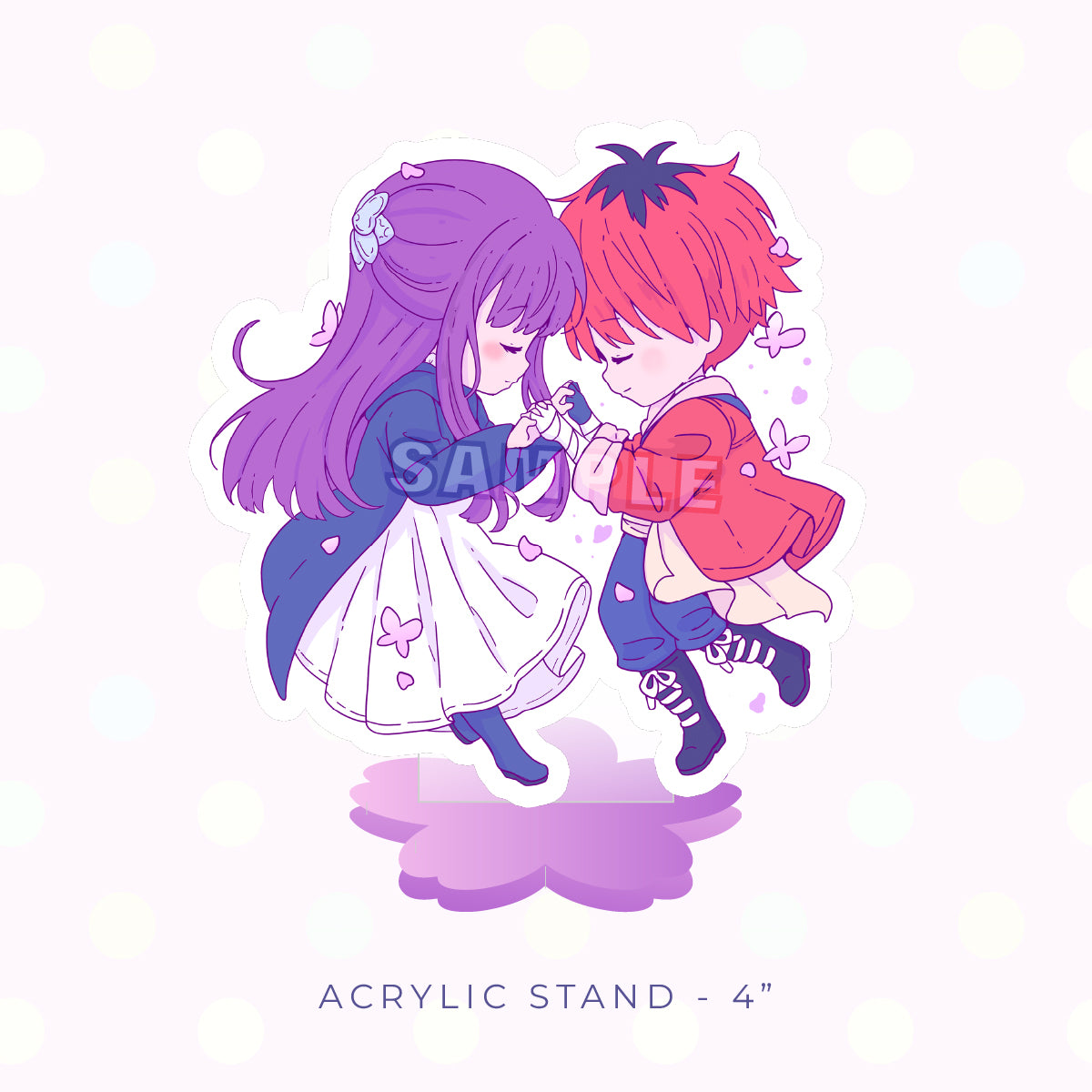 Mage and Warrior Butterflies Acrylic Stand (PRE-ORDER)