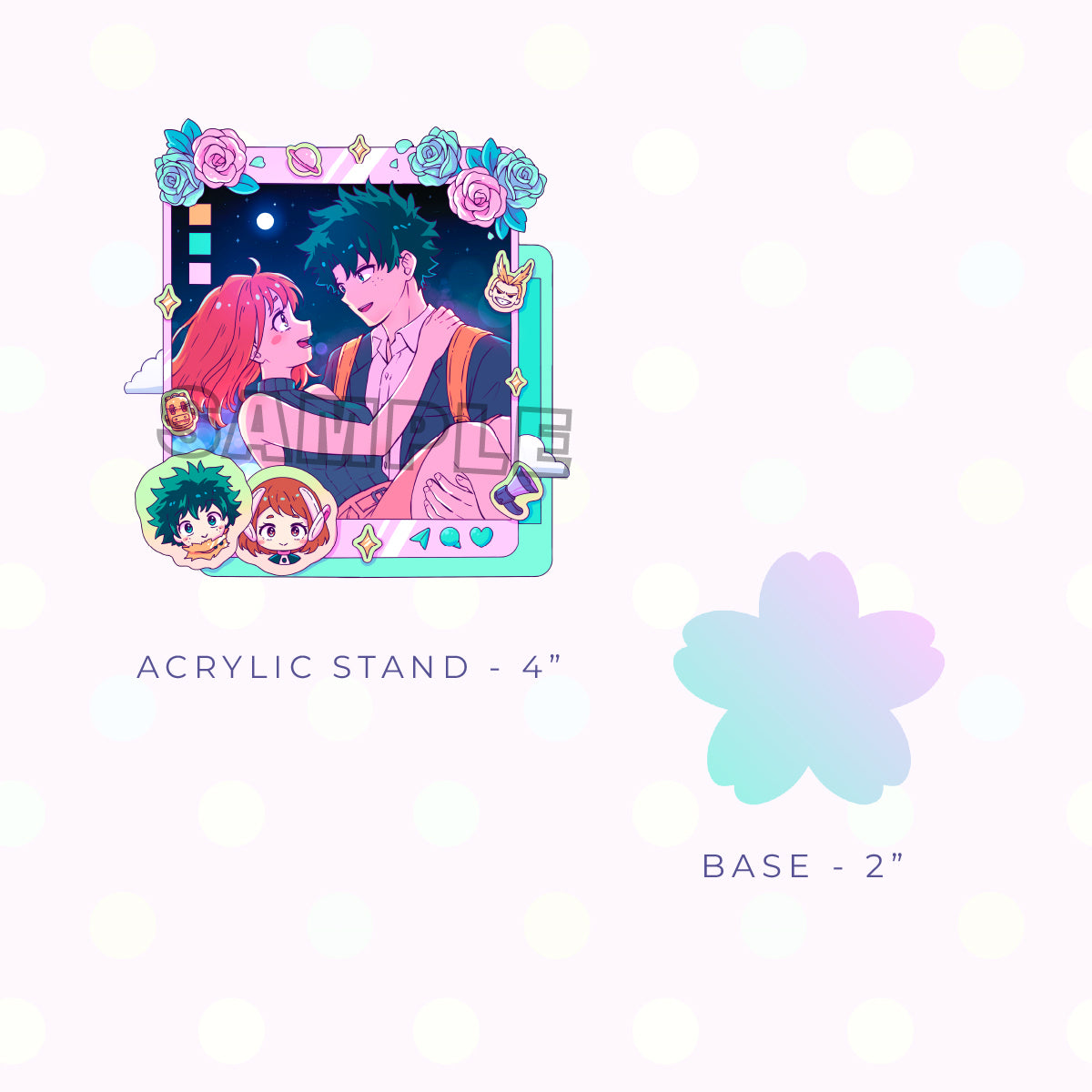 H3R0 Social Media Acrylic Stand (IN-HAND)