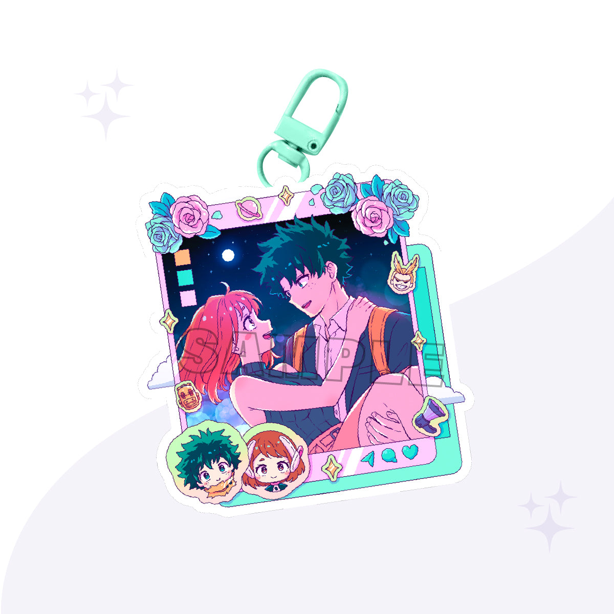 H3R0 Social Media Acrylic Charm (PRE-ORDER)