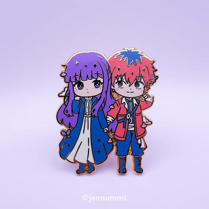 LOW STOCK Mage and Warrior Enamel Pin