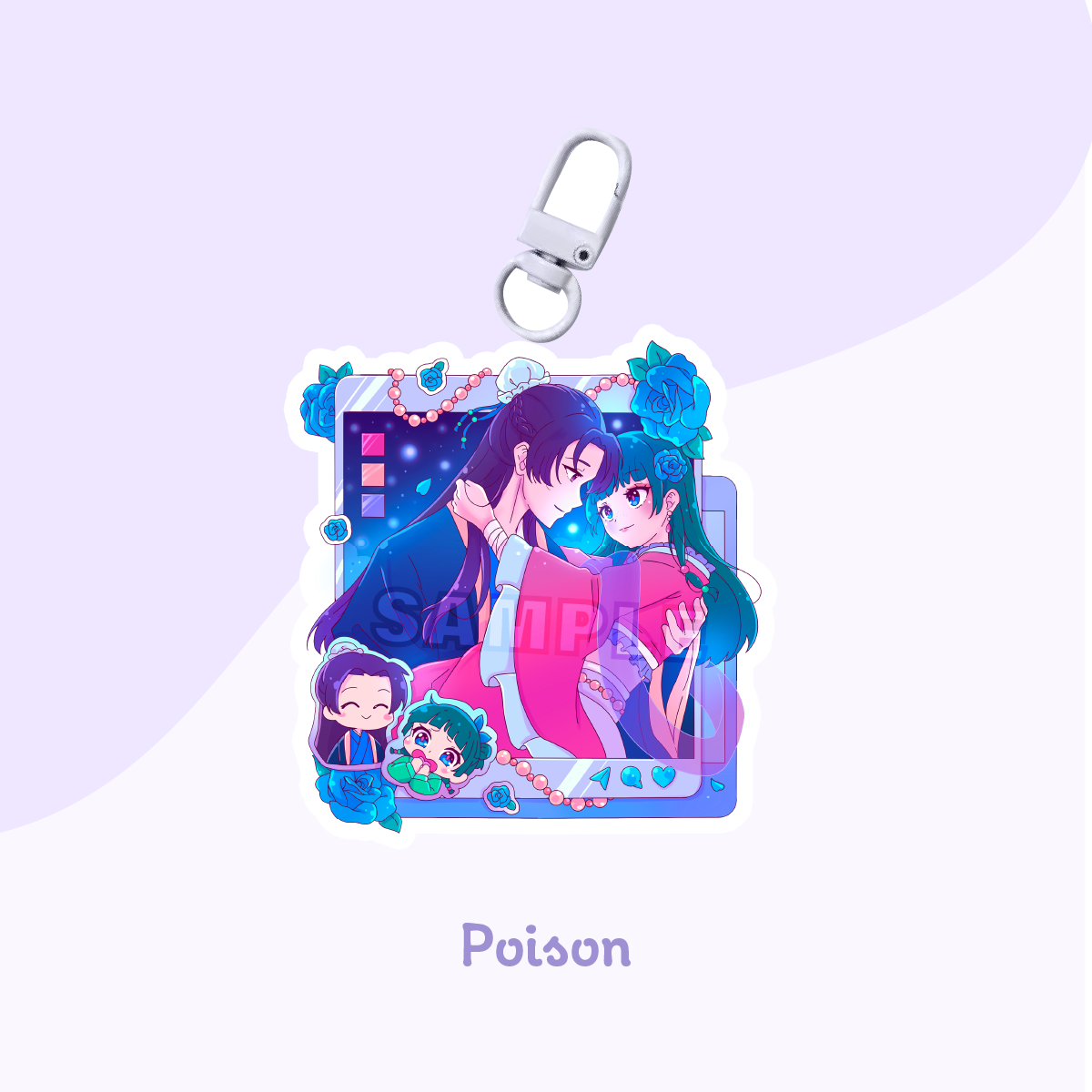 Social Media Romance Acrylic Charms (PRE-ORDER)