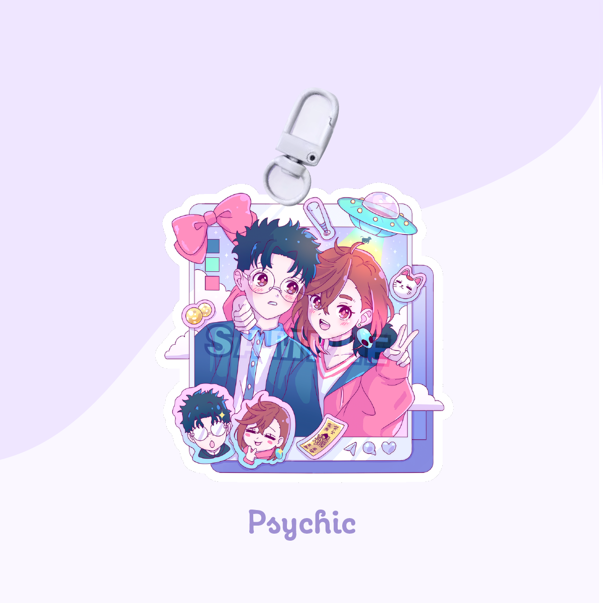 Social Media Romance Acrylic Charms (PRE-ORDER)