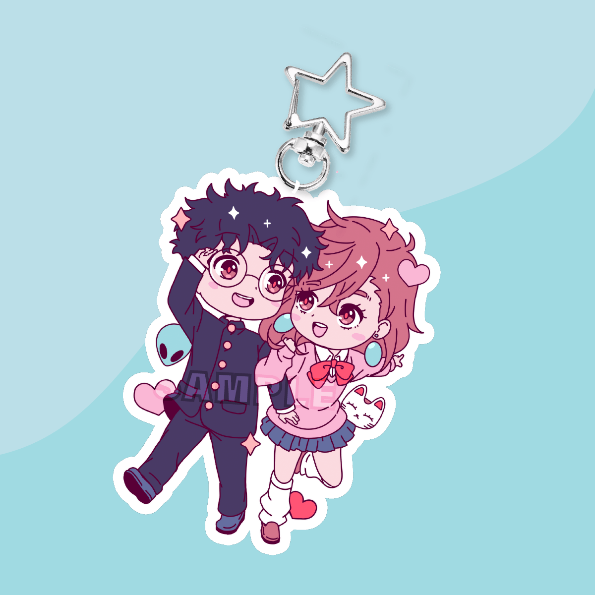 Psychic and Ufo Acrylic Charm (PRE-ORDER)