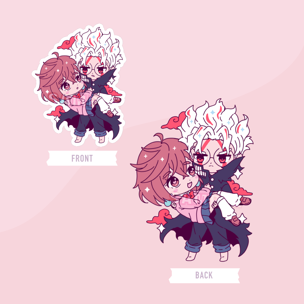 Psychic and Turbo Acrylic Charm (PRE-ORDER)