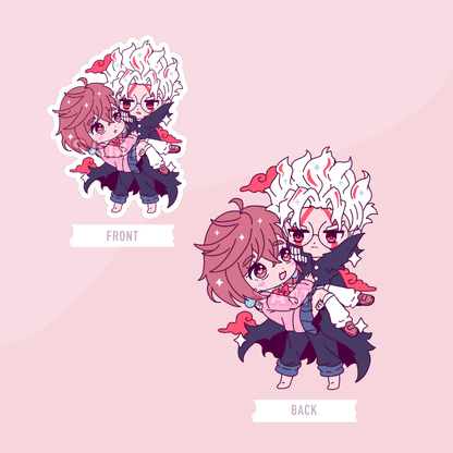 Psychic and Turbo Acrylic Charm (PRE-ORDER)