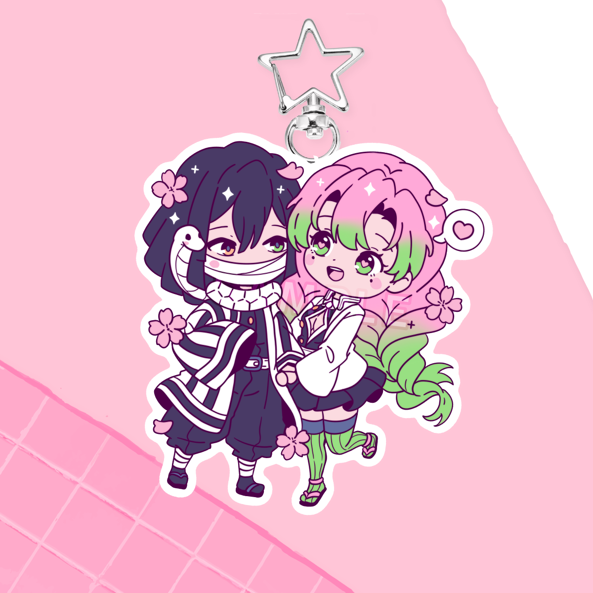 Love and Serpent Acrylic Charm (PRE-ORDER)