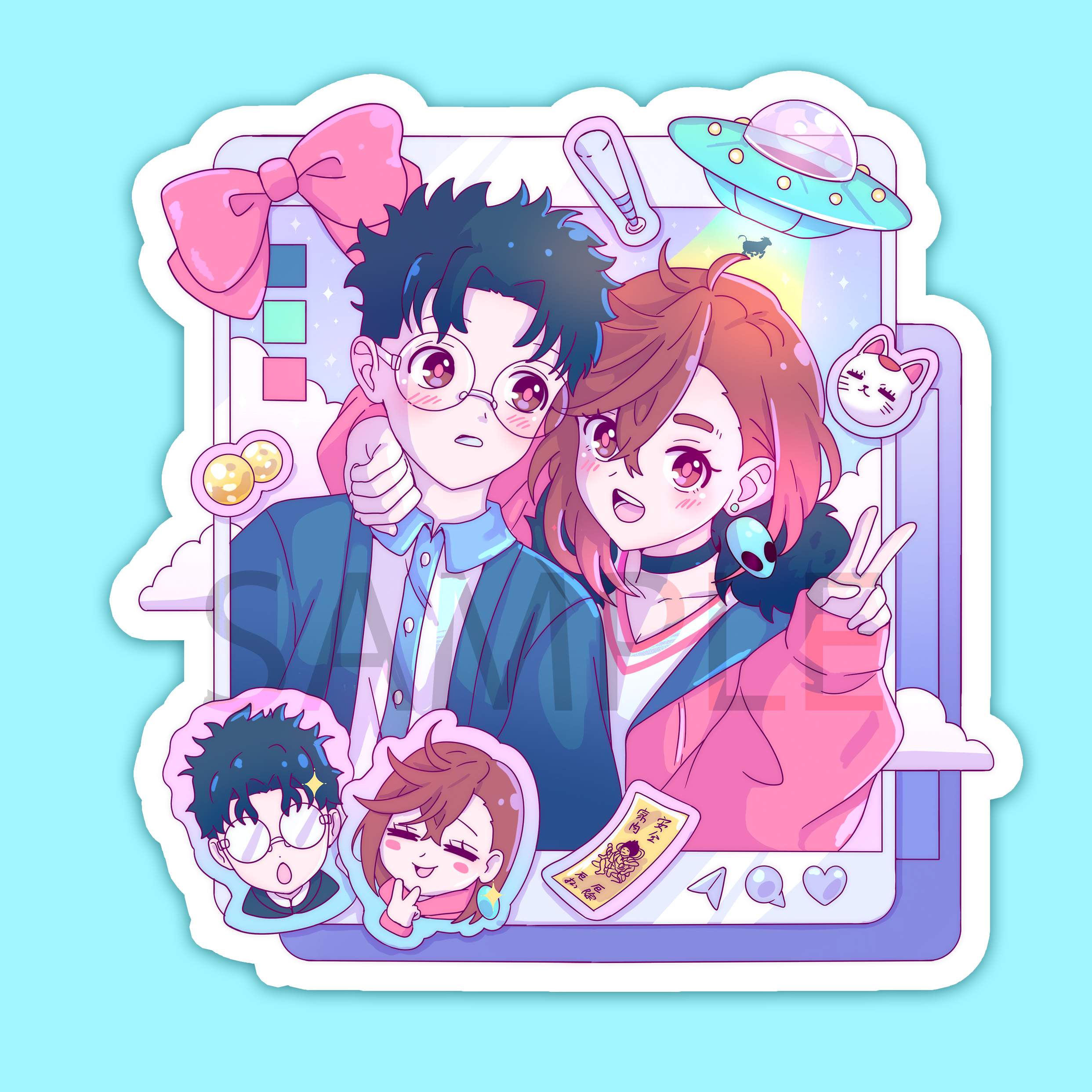 Psychic Sticker Social Media Psychic Sticker (IN-HAND) – Jennummi Shop