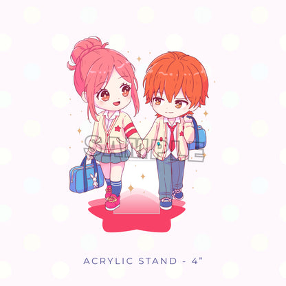Short Tall Acrylic Charm and Stand Set (PRE-ORDER)