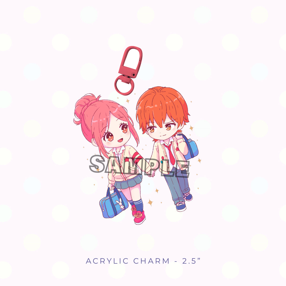 Short Tall Acrylic Charm and Stand Set (PRE-ORDER)