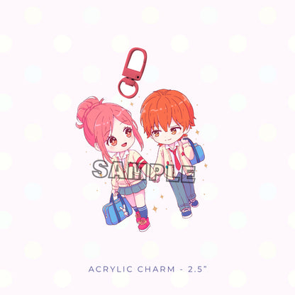 Short Tall Acrylic Charm and Stand Set (PRE-ORDER)