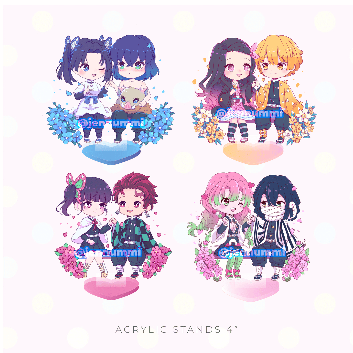 Romance Hunters Acrylic Stand Series (PRE-ORDER)