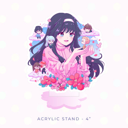 Sweet Flowers Chibi Group Acrylic Stand (PRE-ORDER)