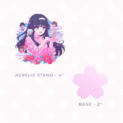 Sweet Flowers Chibi Group Acrylic Stand (PRE-ORDER)