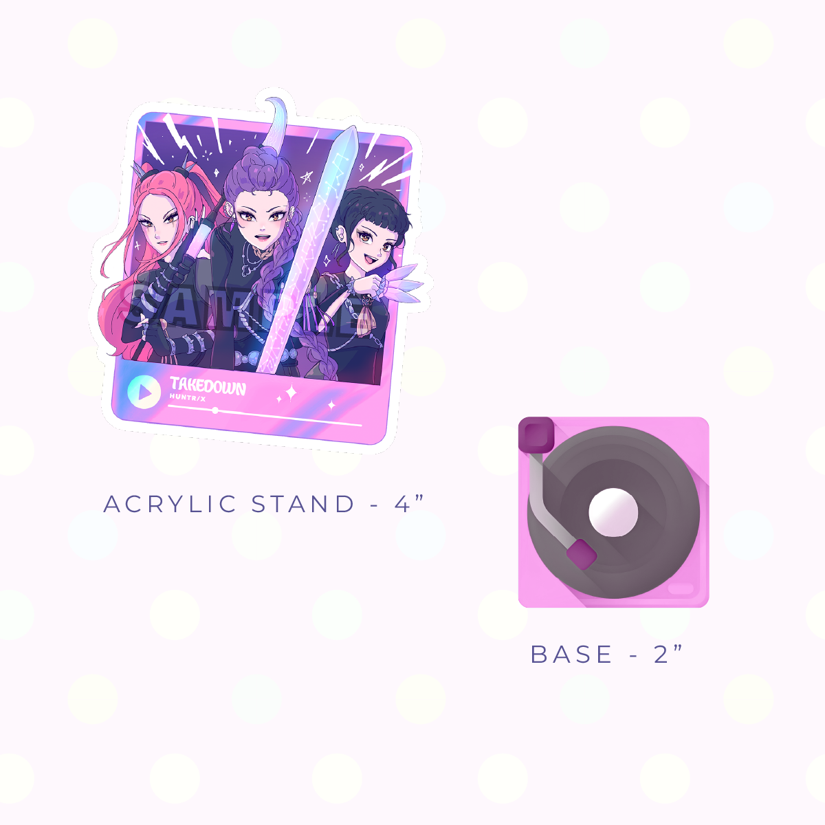T4K3D0WN Acrylic Stand (PRE-ORDER)