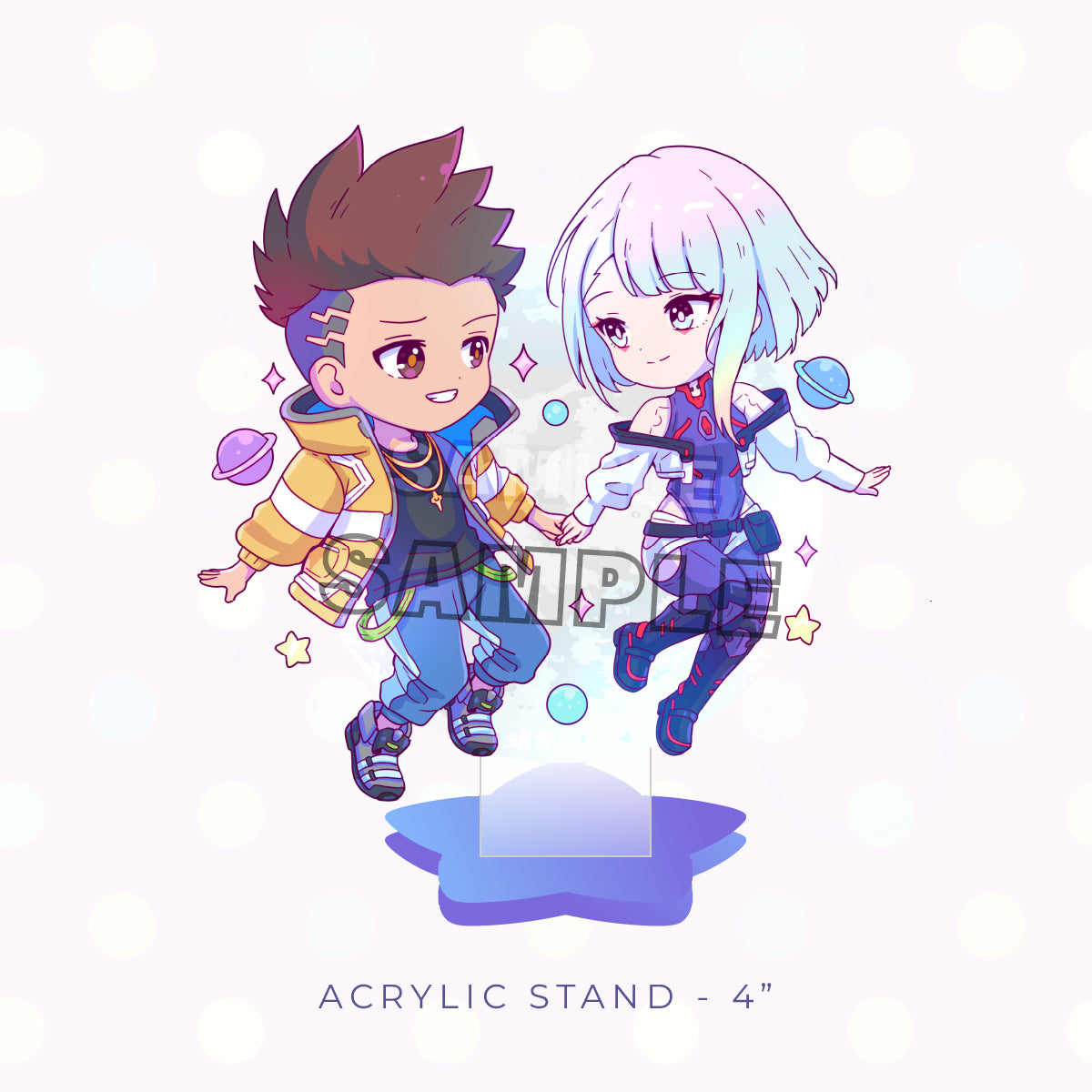Tech Couple Acrylic Charm and Stand Set (PRE-ORDER)