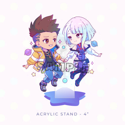 Tech Couple Acrylic Charm and Stand Set (PRE-ORDER)