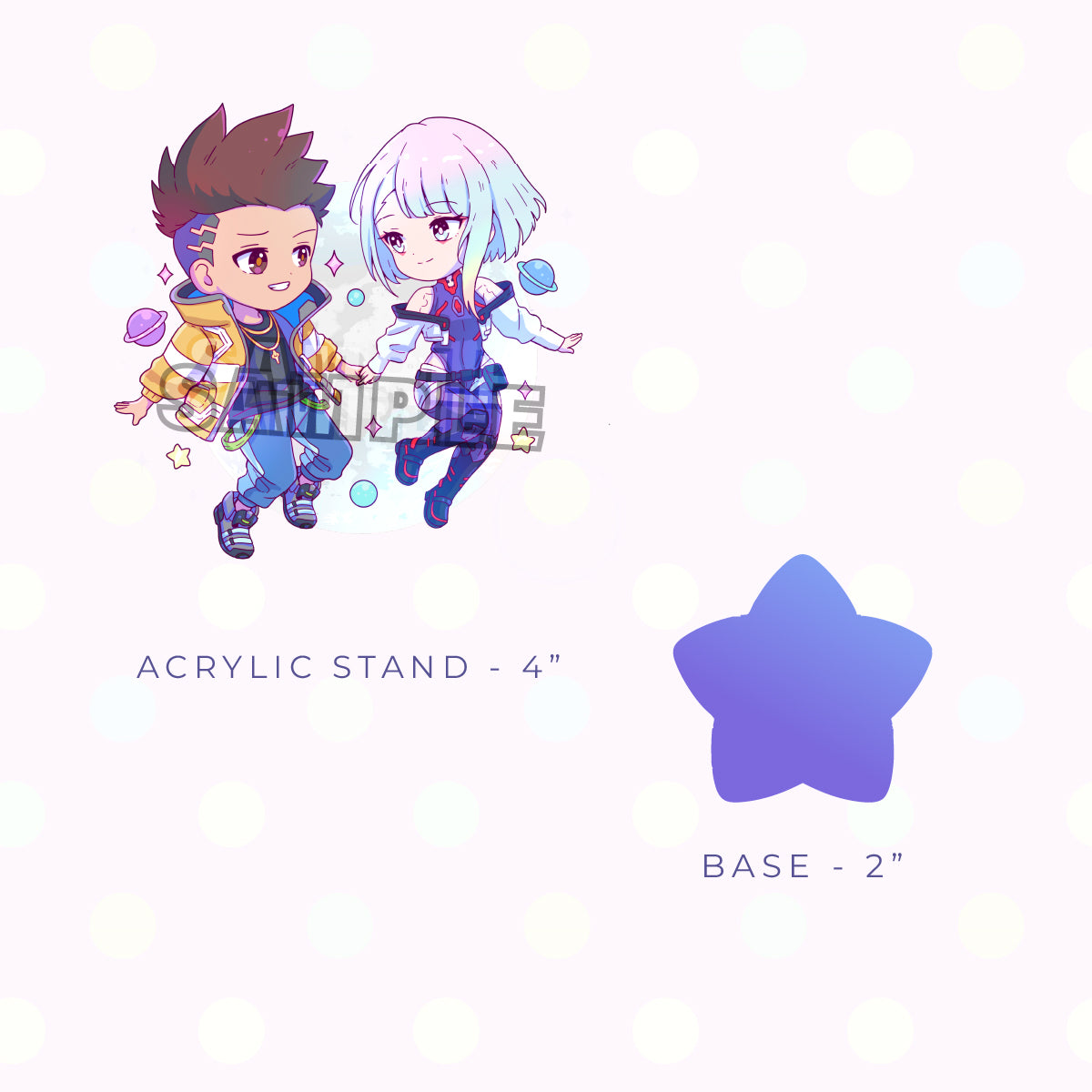 Tech Couple Acrylic Charm and Stand Set (PRE-ORDER)