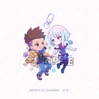 Tech Couple Acrylic Charm and Stand Set (PRE-ORDER)