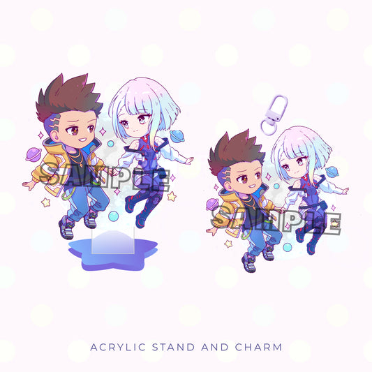 Tech Couple Acrylic Charm and Stand Set (PRE-ORDER)