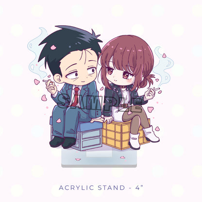 Vapor Couple Acrylic Charm and Stand Set (PRE-ORDER)