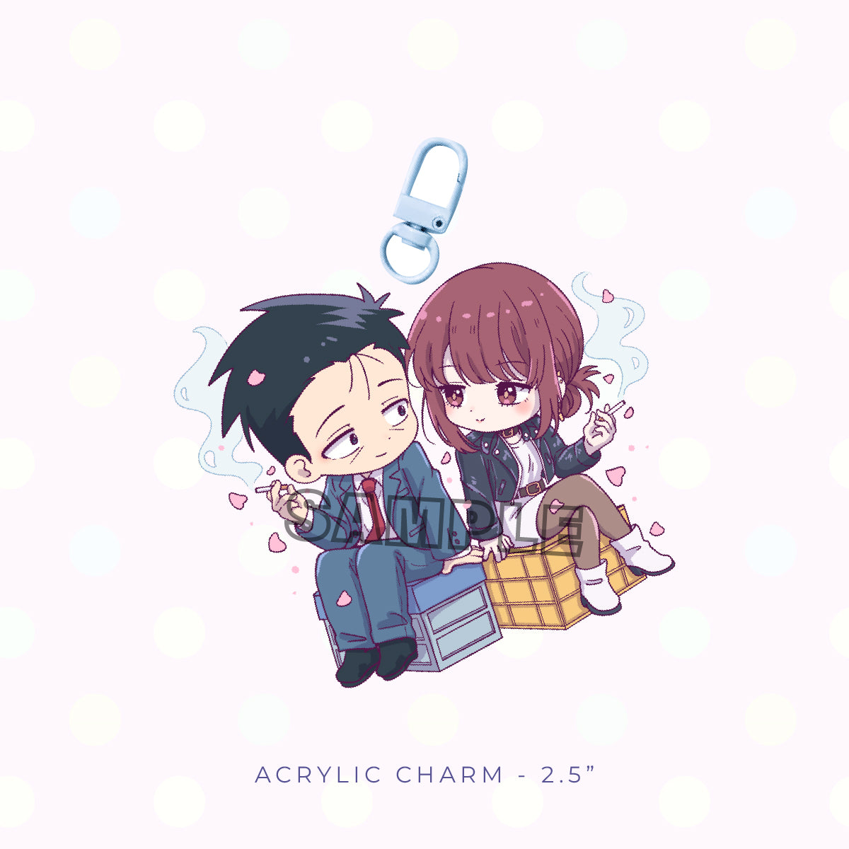 Vapor Couple Acrylic Charm and Stand Set (PRE-ORDER)