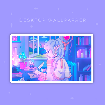 Mage LoFi Wallpaper (Desktop & Phone)