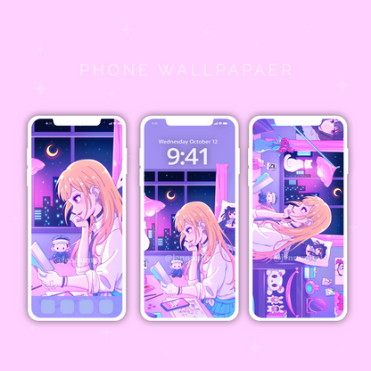 Cosplayer LoFi Wallpaper (Desktop & Phone)