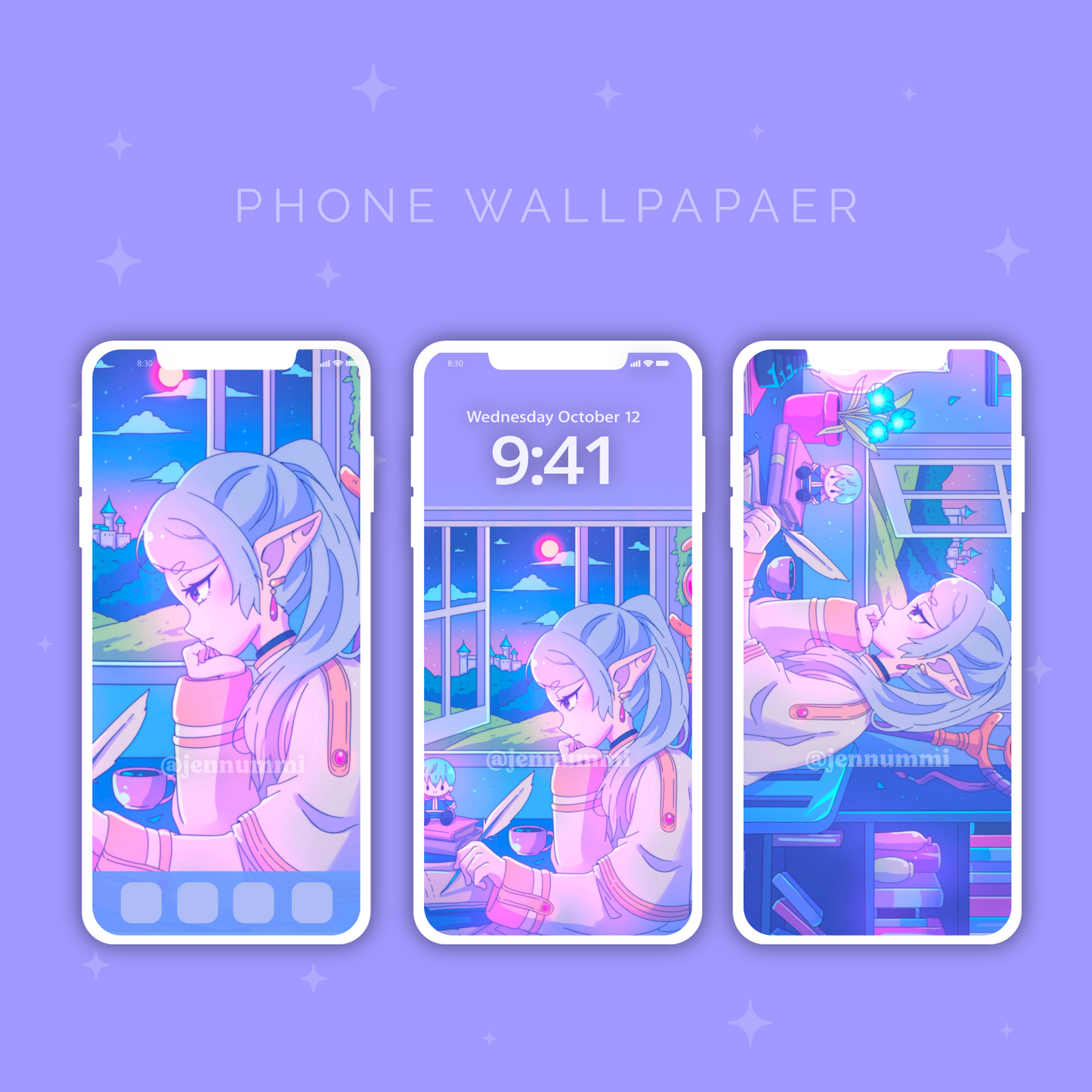 Mage LoFi Wallpaper (Desktop & Phone)