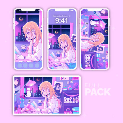 Cosplayer LoFi Wallpaper (Desktop & Phone)