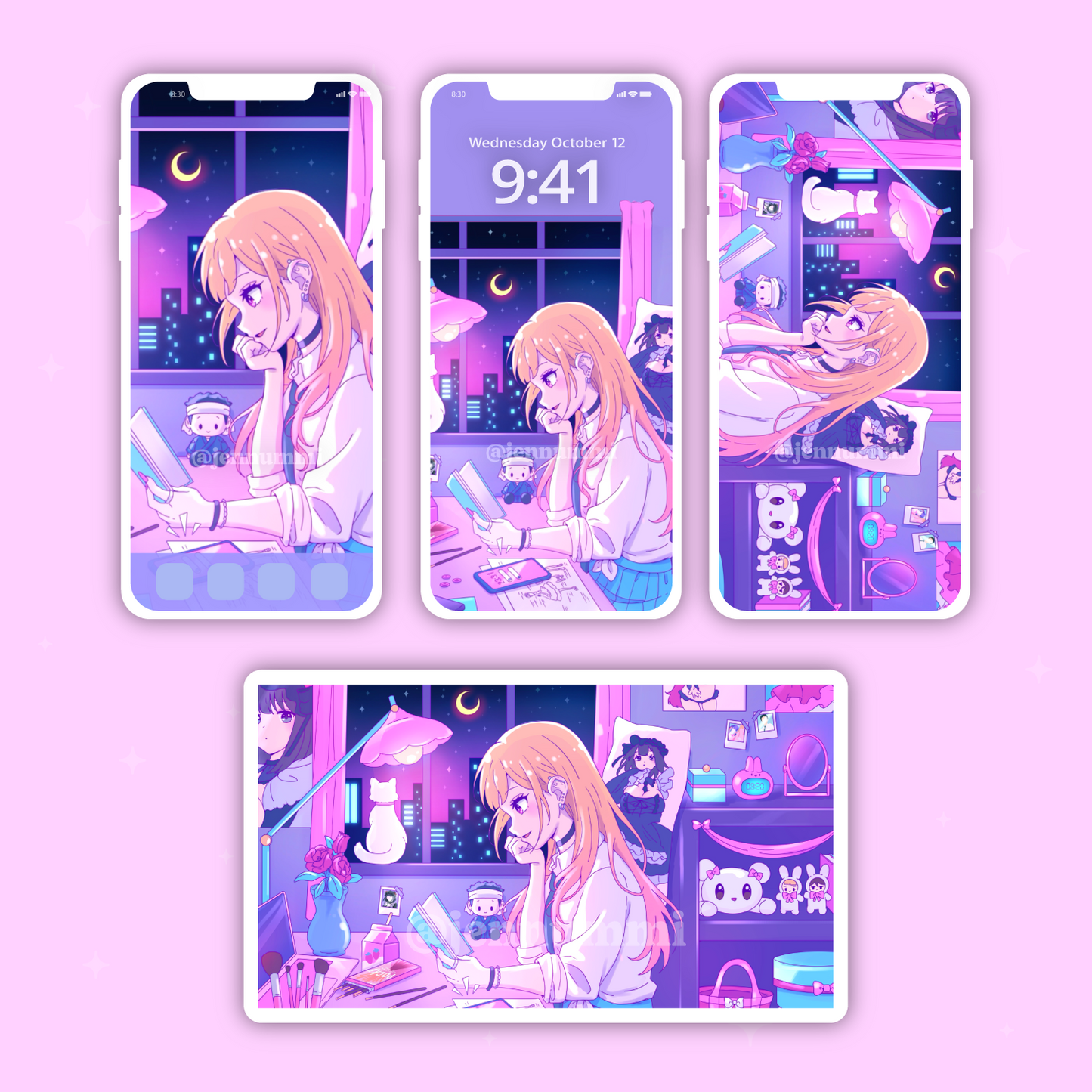 Cosplayer LoFi Wallpaper (Desktop & Phone)